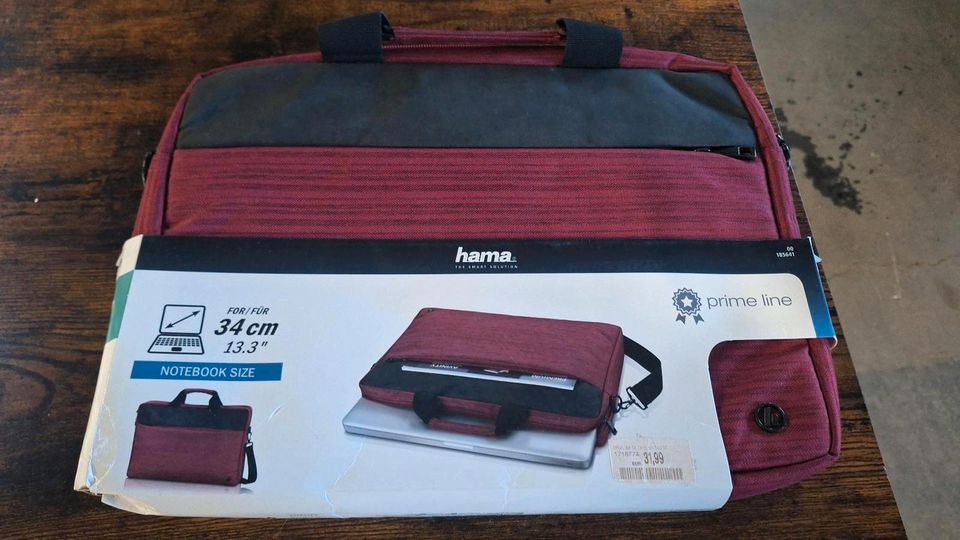 Hama Laptoptasche Notebook Tasche bis 34 cm (13,3 Zoll) aus Nylon in Rietberg