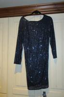 Blaues Pailettenkleid von Zero, Größe 40, 20 Euro Saarbrücken-Mitte - St Johann Vorschau