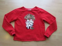 H&M Sweatshirt rot mit Pailletten Popcorn  140-146-152 top Bayern - Burglengenfeld Vorschau