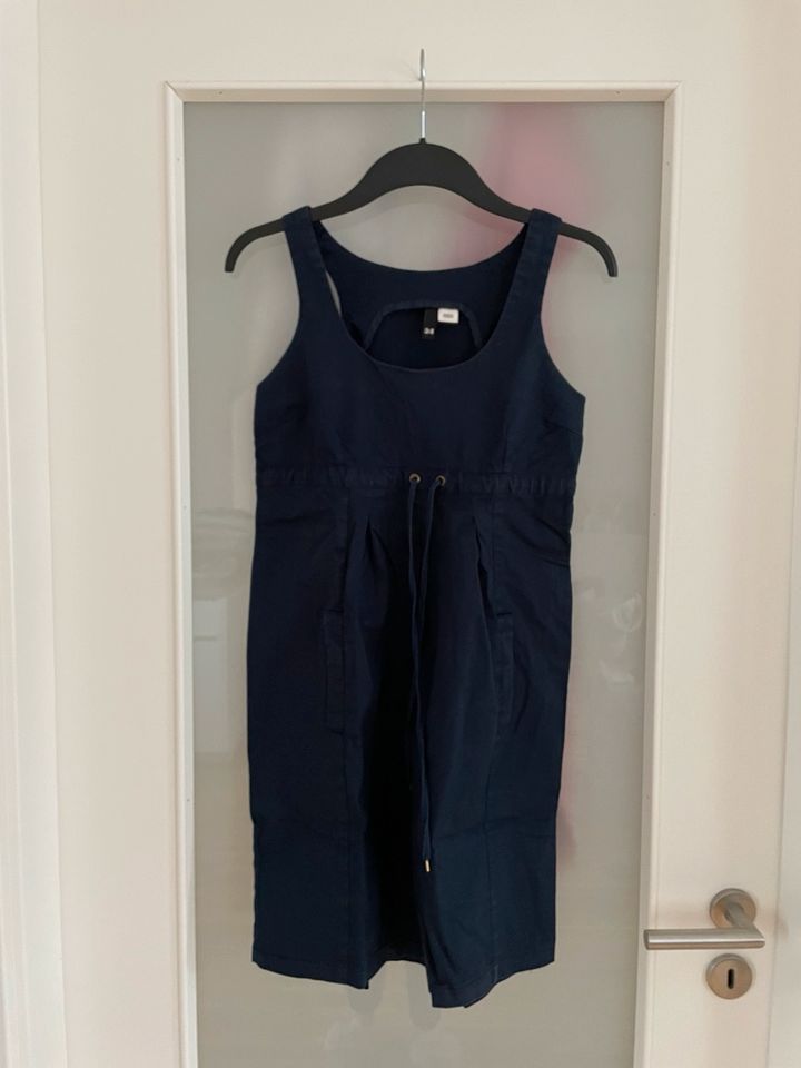 H&M Kleid TASCHEN blau Baumwolle Gr S Sommerkleid in Berlin