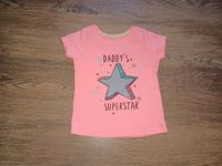 Papa T Shirt Daddy ' s Superstar Stern Gr 104 ( 92 / 98 ) Orange Bayern - Aiterhofen Vorschau