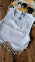 Zara Top mit Glitzersteinen Crop Brandenburg - Forst (Lausitz) Vorschau