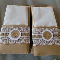 Hochzeit Dekoration Bestecktaschen handmade Hessen - Alheim Vorschau