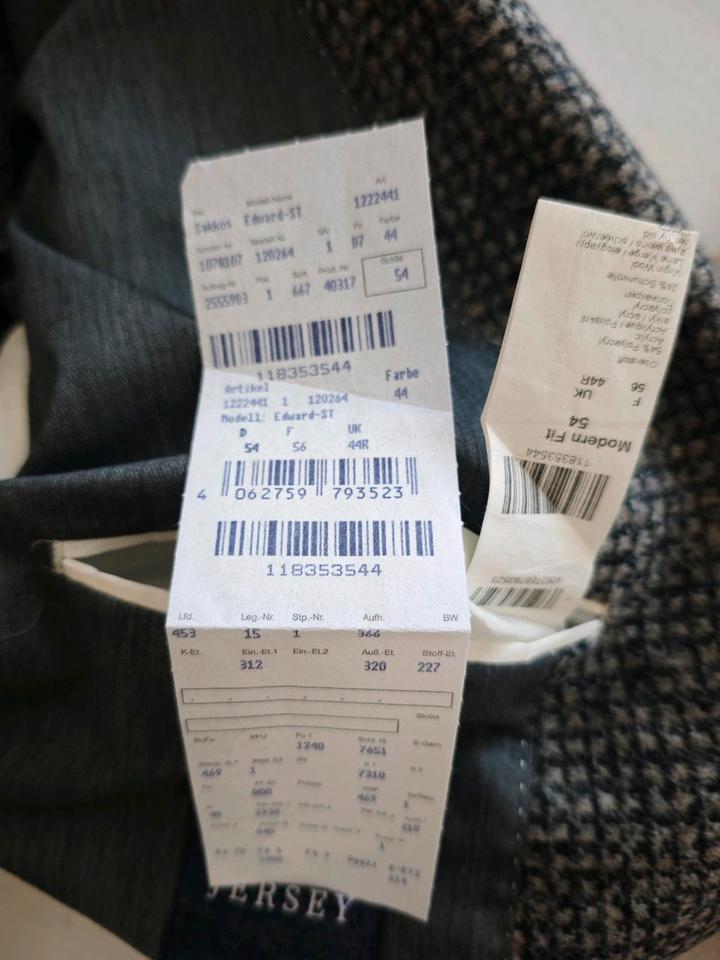 neu mit Etikett Sakko Jacke Jacket Digel Gr 54 Schurwolle in Recklinghausen
