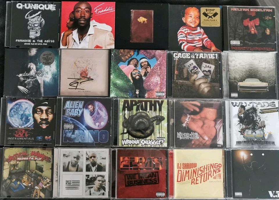 Hip hop Rap CD/CDr Sammlung classic WU TANG, K-Rino, Benny T. B. in Stuttgart