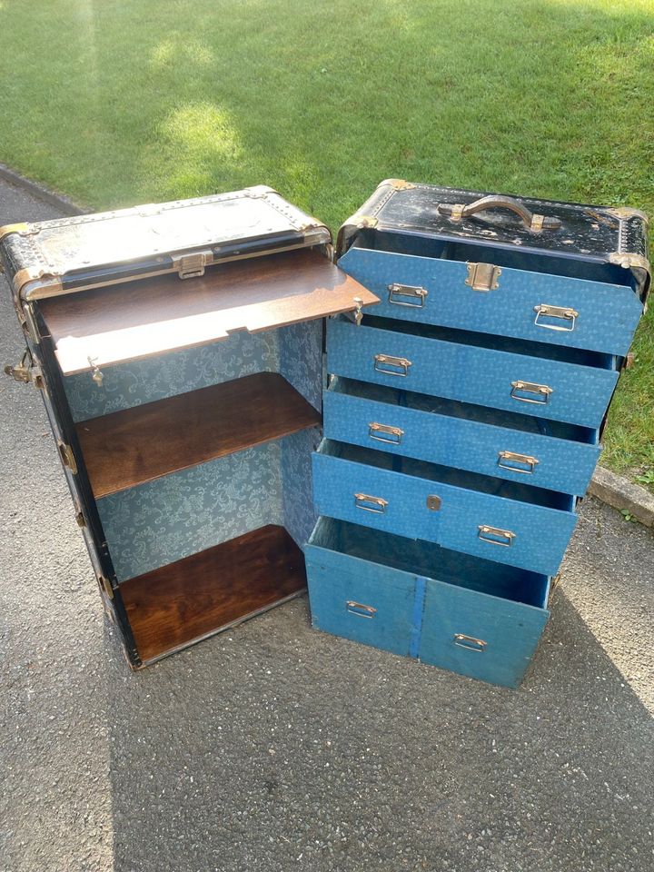 HARTMANN WARDROBE TRUNK, Überseekoffer, Schrankkoffer, Hausbar in Marktleugast