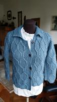 handgestrickte Wolljacke Gr.36, NEU! Unikat, Wolle ca 70 € Bayern - Schweinfurt Vorschau