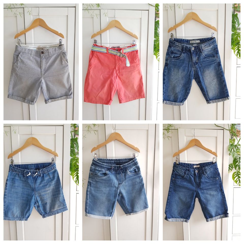 ❤️ H&M ❤️ kurze Hose Sommerhose Jeans Shorts Gr. 134 140 152 in Markkleeberg