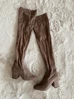 Overknees beige Nordrhein-Westfalen - Dinslaken Vorschau
