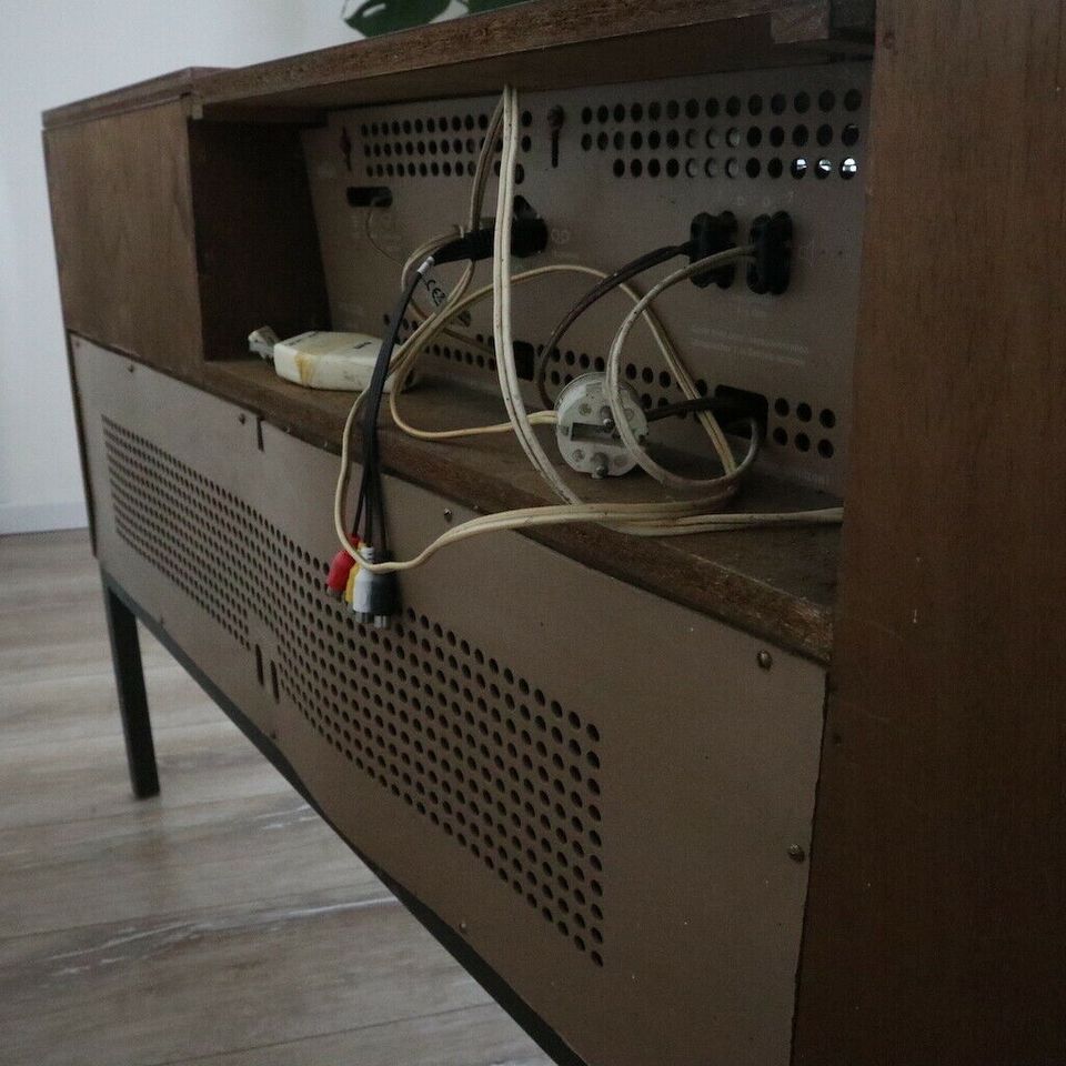 Braun Musikschrank HM 5-81 Musiktruhe Kommode Vintage 60er in Wuppertal