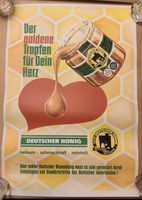 50er Jahre Plakat Poster Honig DIB Propaganda Imkerbund Bayern - Hohenberg a.d. Eger Vorschau