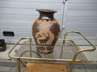 DDR Bodenvase mit Hirschmotiv,Jäger Geschenk Sachsen-Anhalt - Straach Vorschau