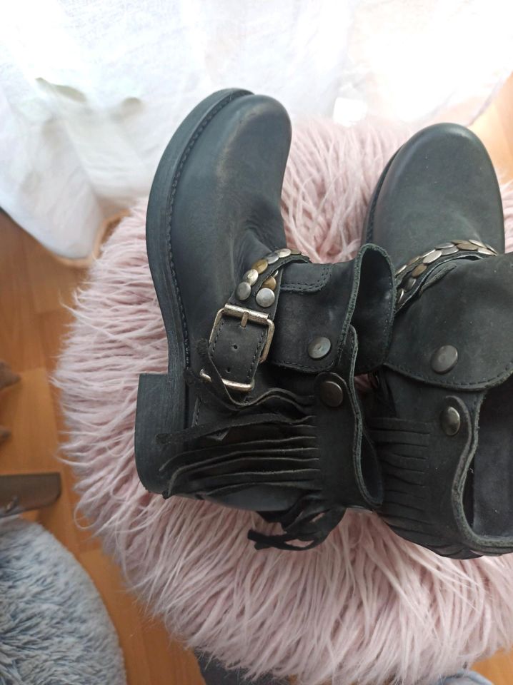 Ankle Boots wie Airstep Stiefel / Stiefeletten Leder Gr.38 Neu in Stuttgart