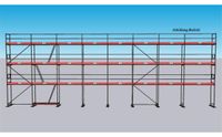 Layher Gerüst Komplettpaket 170qm - Feldlänge 2,57m - Länge 20,56m - Arbeitshöhe 8,30m - 170qm, 175qm, 180qm Hessen - Eschenburg Vorschau