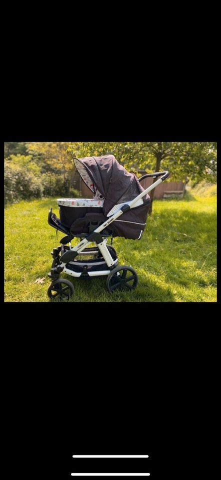 Kinderwagen ABC Turbo 6s+Wickeltasche+Sonnenschutz+Moskitonetz in Solingen