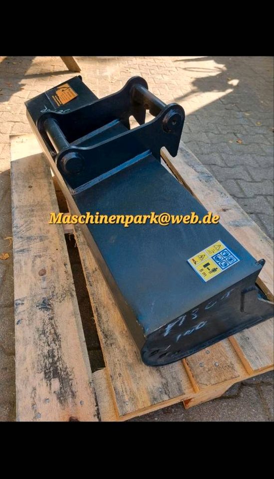 ✅️MS03 - Symlock 120 / 140cm Humusrechen, Grabenräumlöffel Bagger in Langenneufnach