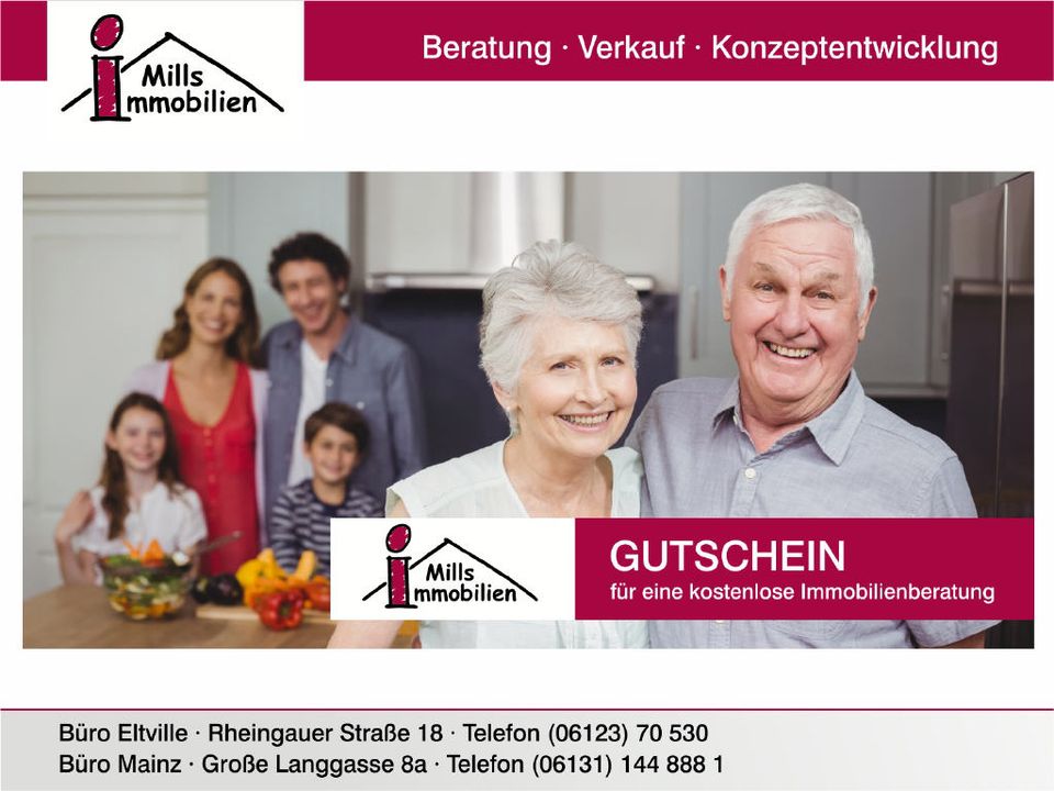 **Haus im Haus** Moderne Maisonette-Wohnung mit 3 Balkonen in attraktiver Lage von Budenheim in Budenheim
