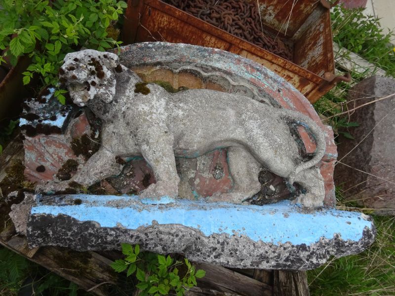 Stein Gepard - Tier - Löwe - Deko Haus - Garten in Schwarzenbach am Wald