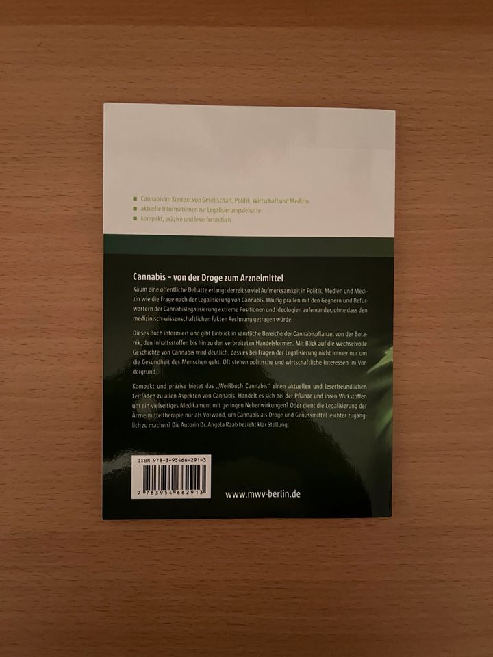 Buch „Weißbuch Cannabis (Angela Raab)“ in Neuss