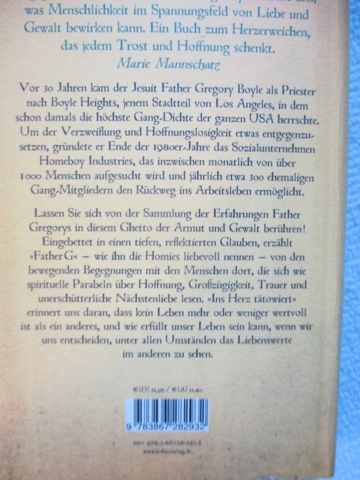 Ins Herz tätowiert; Gregory Boyle; in Olching