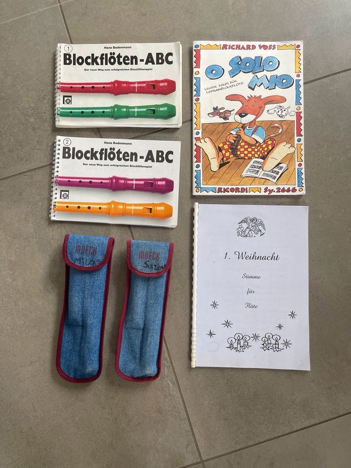 Moeck Blockflöte Kunstoff Blockflöten-ABC, O Solo Mio in Holzkirchen