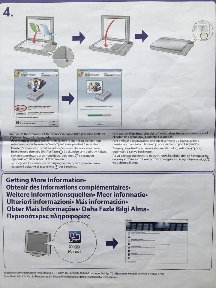 Scanner Photoscanner Epson Perfekction V 300 in Rüdersdorf