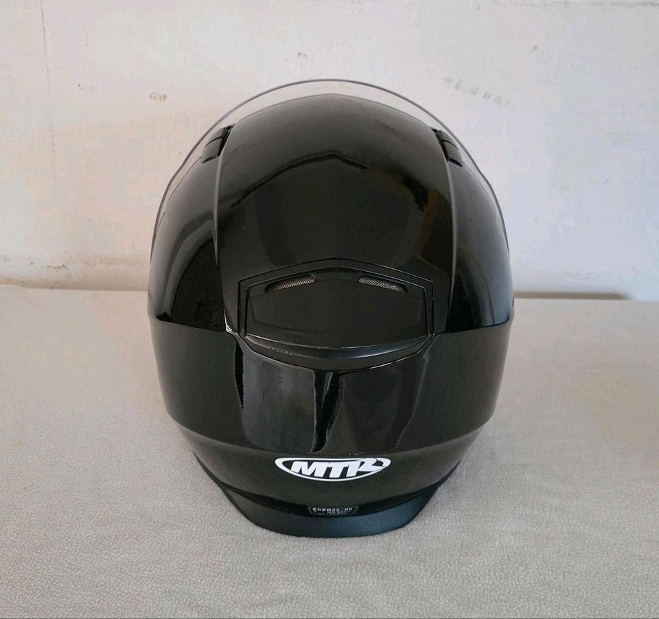 MTR Motorradhelm Schwarz Gr. 60 in Coswig