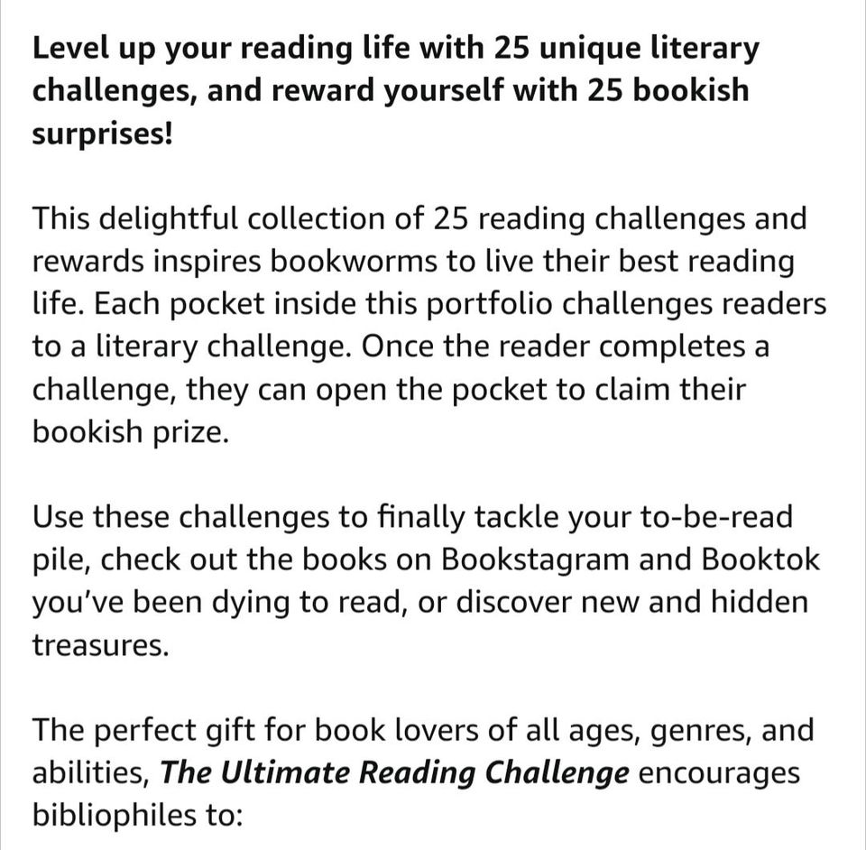 Reading Challenge / Prompts - Lesen Ideen in Leipzig