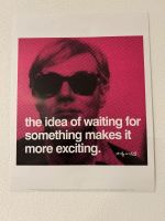 Insgesamt 8x Bild Andy Warhol Kunstdruck mit Zitaten Bayern - Kaufbeuren Vorschau