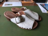 Sandalen Leder Weiß & Braun Größe 37/38 Baden-Württemberg - Nellingen Vorschau