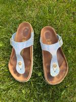 Birkenstock Gizeh Gr 35 Blau Türkis Sandalen Zehentrenner Baden-Württemberg - Althütte Vorschau
