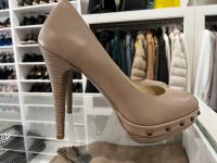 Plateau Pumps von US Ulmani, Gr. 37, beige, Leder Wandsbek - Hamburg Farmsen-Berne Vorschau