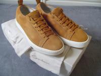Sneaker Santoni Gr. 39,,5 caramel neuwertig Sachsen-Anhalt - Wolfen Vorschau