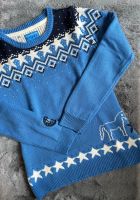 Felix Bühler Pullover Strick Reiten 125 blau Reitpullover Hessen - Rimbach Vorschau