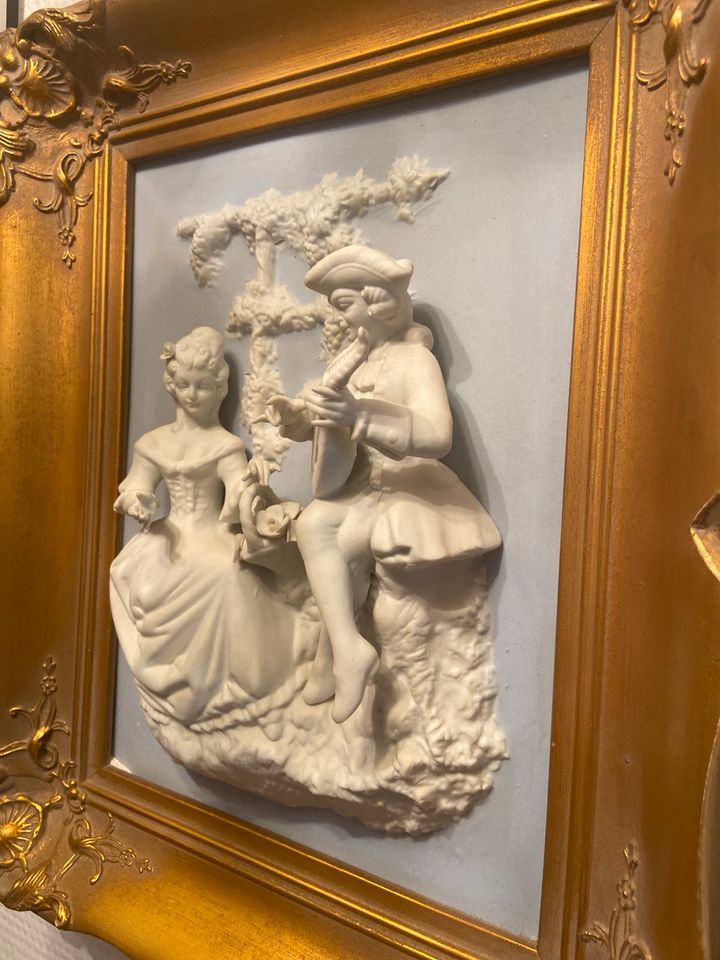 Alt Meissen Art Szene aus dem Schlosspark Sanssouci 1750-1760 in Taufkirchen München