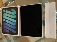 Apple iPad Mini 6th Gen 64GB + Apple Pencil 2nd Gen, Top Zustand Berlin - Spandau Vorschau