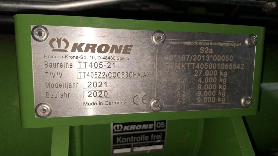 Krone ZX 470 GD Tridem Ladewagen in Hof (Saale)