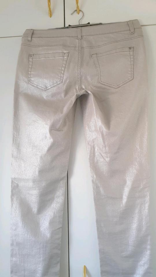 Stretchjeans Sommerhose Silberglanz Jeans Hose gr.38 in Bad Wörishofen