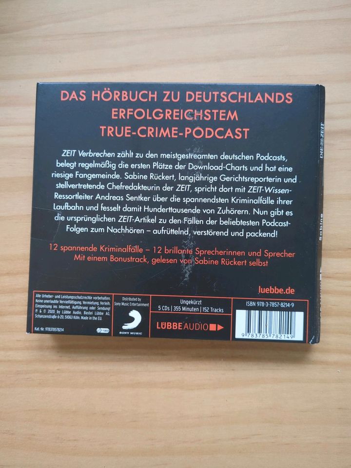 Die Zeit Verbrechen CD in Osterholz-Scharmbeck