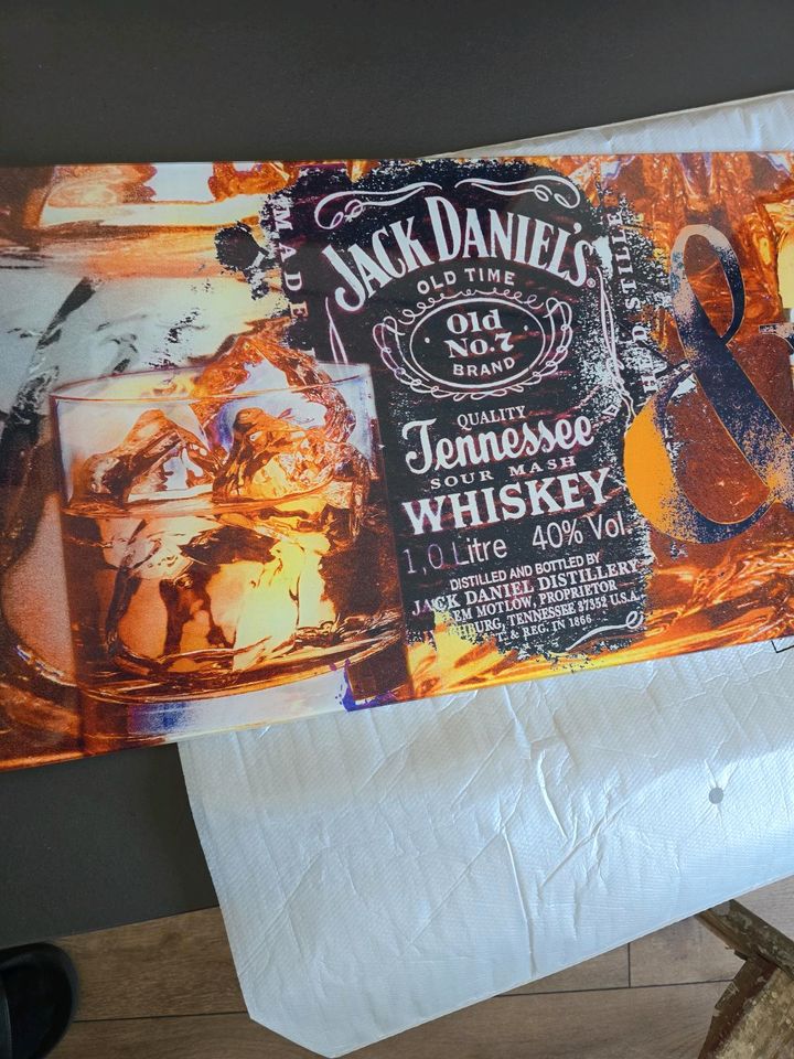 Hochwertiges Glasbild Jack Daniels & Jim Beam in Halle (Westfalen)