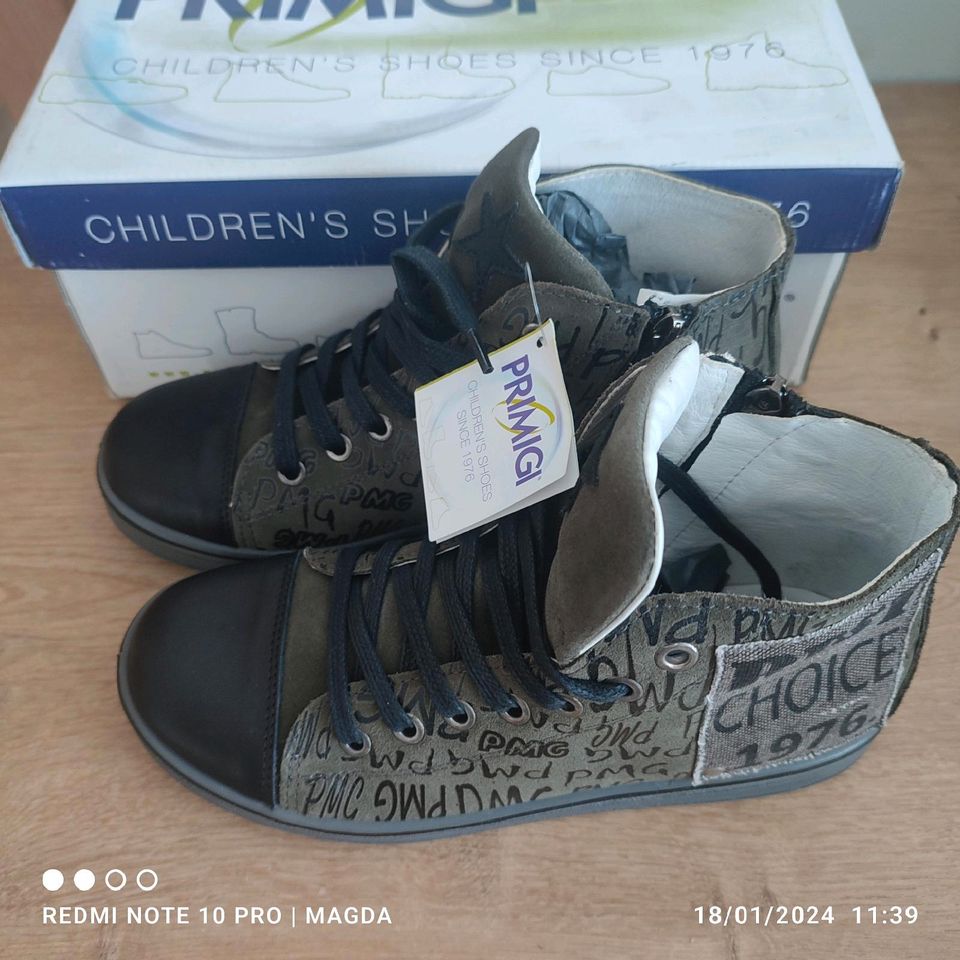 Kinder Schuhe Größe 35 Leder primigi neuwertig in Gummersbach