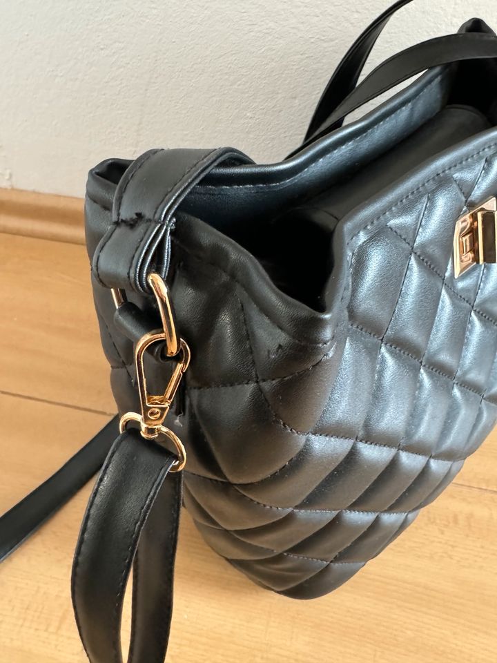 Damen Tasche Handtasche schwarz Hängetasche schultertasche in Soest