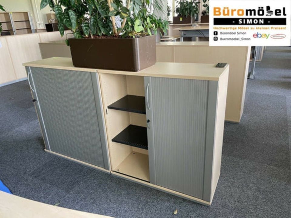 ❗️50x König Neurath Komplettset Ahorn/ Variationen/ Büroeinrichtung/ Sideboards/ elektrisch Höhenverstellbare Schreibtische/ Aktenschrank/ Rollcontainer/ Stehtisch/ Bürocontainer/ Hochwertig in Linden