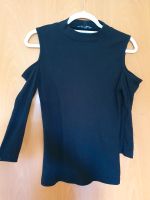 Schwarzes Langarm Shirt mit offenen Schultern Niedersachsen - Visselhövede Vorschau