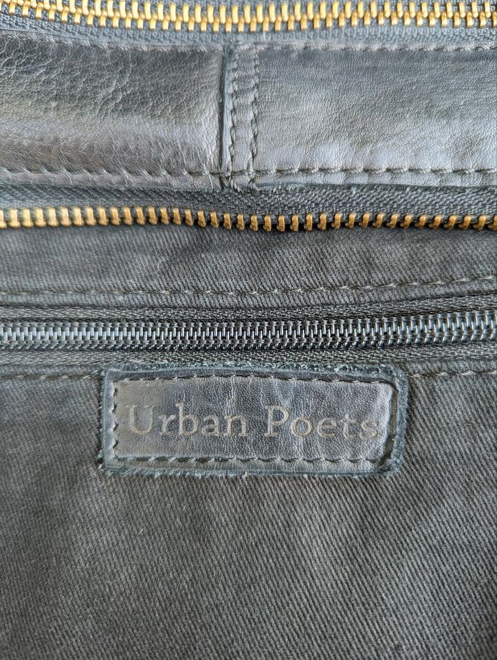 Urban Poets Tasche Umhängetasche schwarz Leder in Herford