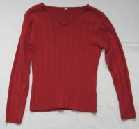 Pullover Strick schöner V-Ausschnitt Gr. S / M rot Damen Pulli Pankow - Weissensee Vorschau