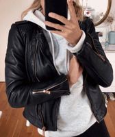 Zara Lederjacke rosé Goldene Details - echtes Leder! Nordrhein-Westfalen - Kreuzau Vorschau