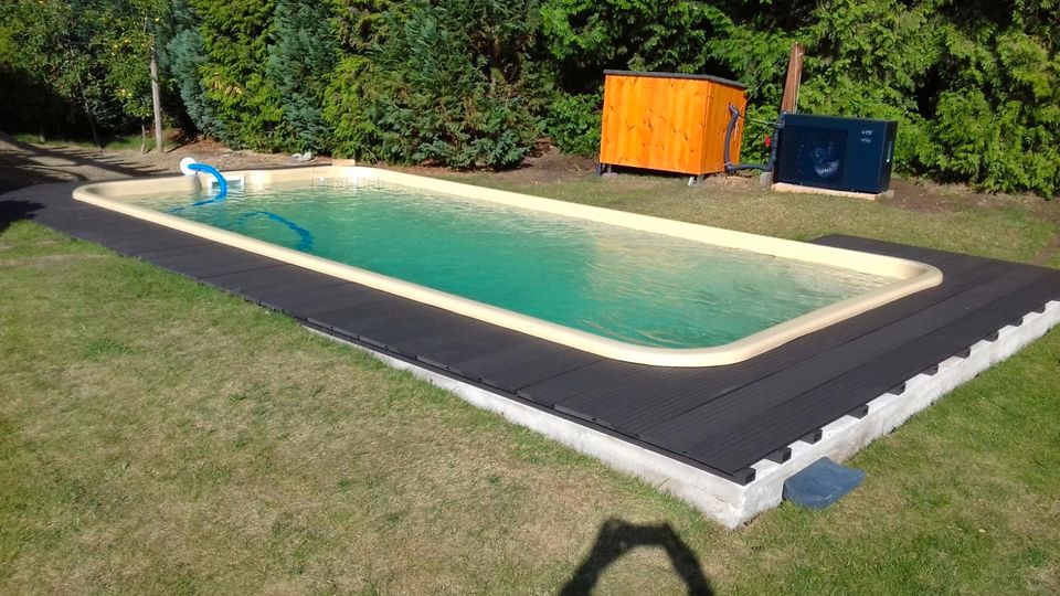 Gfk Schwimmbecken Malibu 6,1x3,0x1,5 Set mit Filteranlage  TÜV in Stuttgart