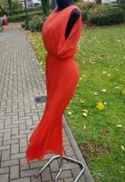 Stefanel damen wunderschönes Kleid gr.36 orange neu,100%Seide West - Höchst Vorschau