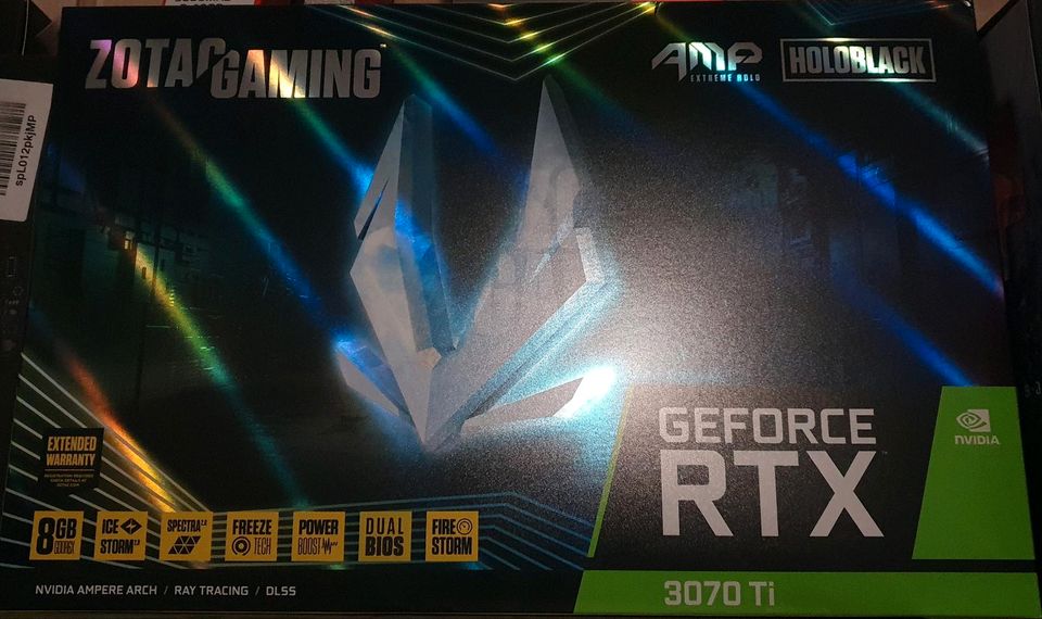 Zotac Gaming GeForce RTX 3070 Ti AMP Holo 8GB GDDR6X in Wegberg